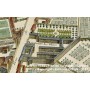 Plan de Paris dit Plan de Turgot 1734-39 en couleurs au format original