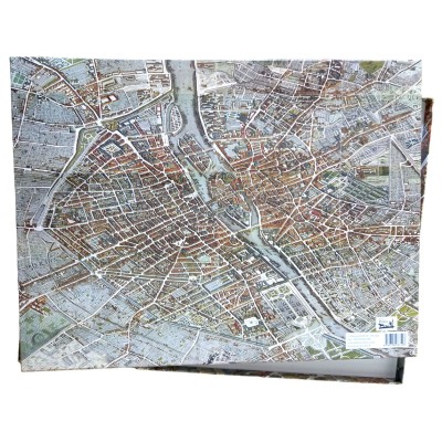 Le plus beau plan de Paris Ancien. Le plan de Turgot et en couleurs