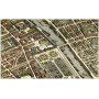 Map of Paris known as the Plan de Turgot, 1734-39, in color, in its original format